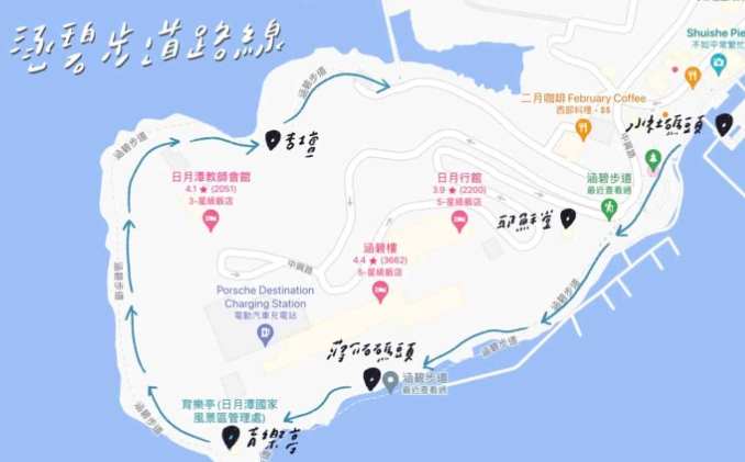 涵碧步道交通