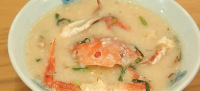 三點蟹粥食譜