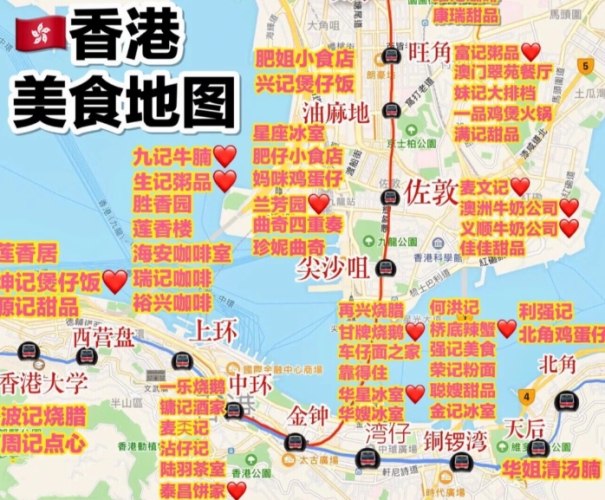 香港美食路线