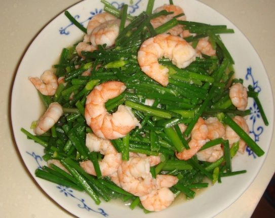 韭菜花炒蝦仁 食譜 韭菜花炒蝦仁 食譜
