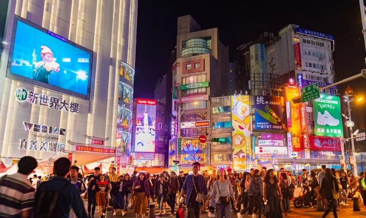 西門町夜景 西門町夜景