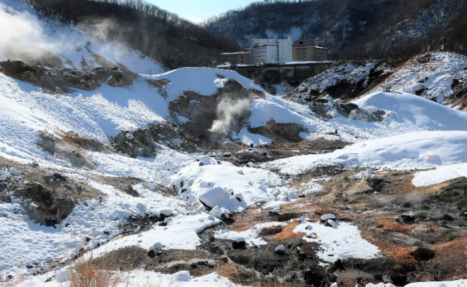 登別地獄谷 冬天 開放 登別地獄谷 冬天 開放