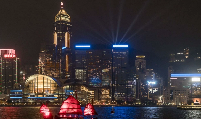 維多利亞港夜景 維多利亞港夜景