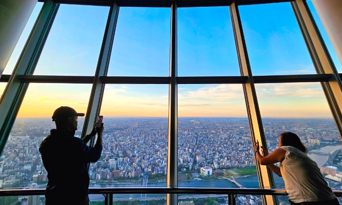 晴空塔拍照 晴空塔拍照