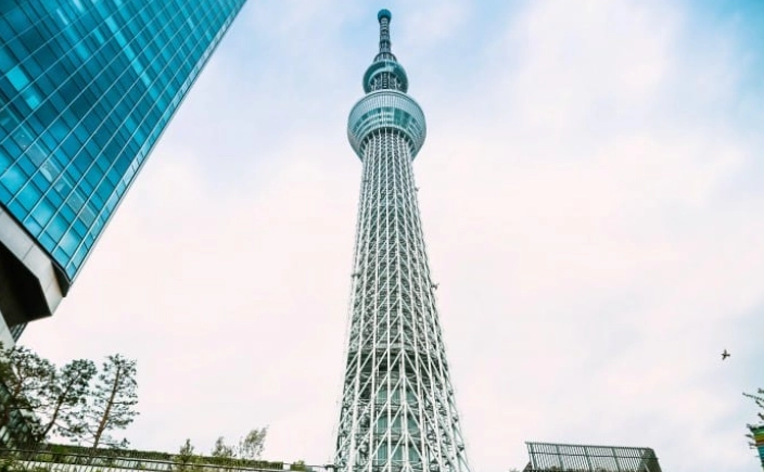 晴空塔觀景台拍照 晴空塔觀景台拍照