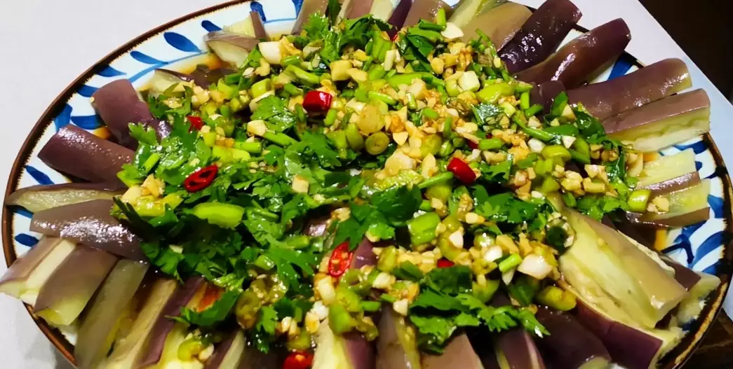 茄子蒸法