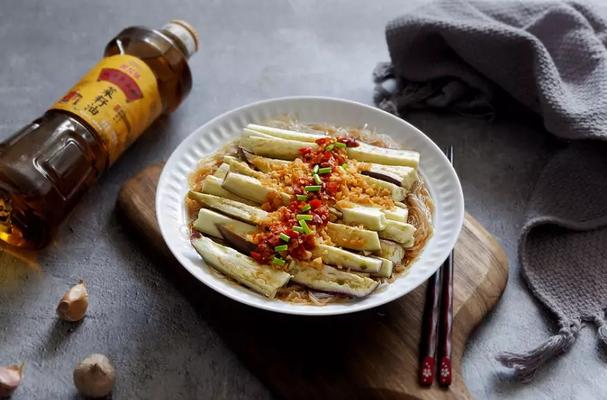 台灣蒜蓉蒸茄子