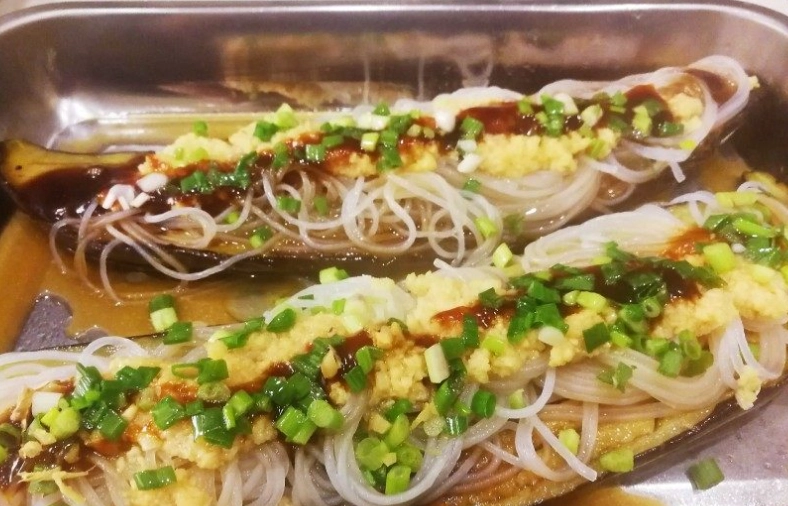 蒜蓉蒸茄子粉絲做法