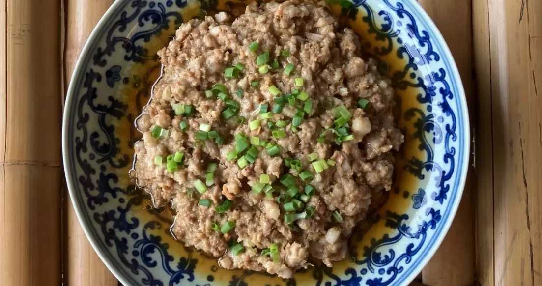 墨魚滑蒸肉餅 做法 墨魚滑蒸肉餅 做法