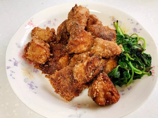 素鹹酥雞