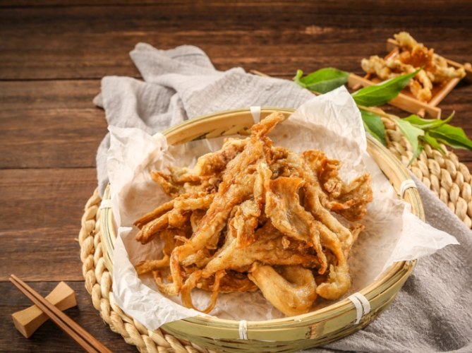 炸香菇 炸香菇