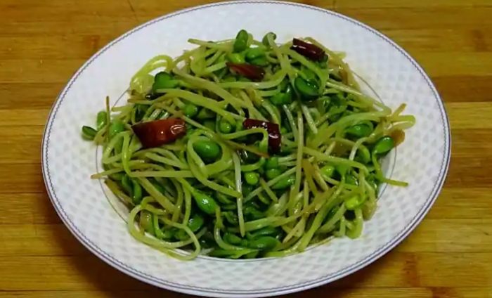 炒豆苗 炒豆苗