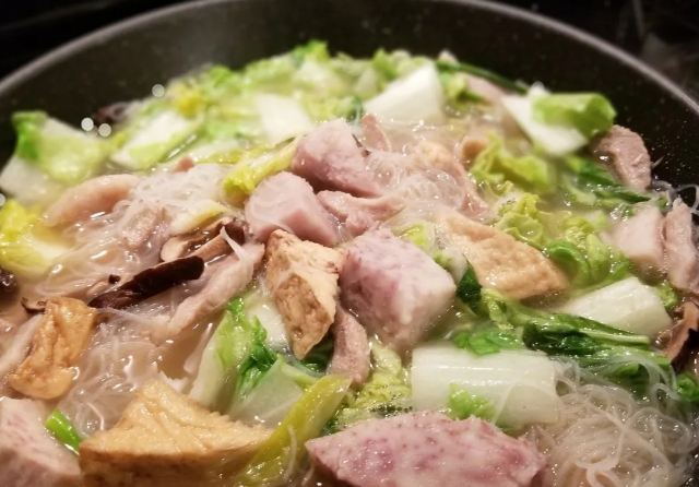 芋頭米粉湯 芋頭米粉湯