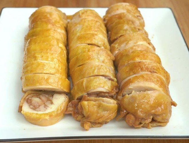 雞腿捲做法