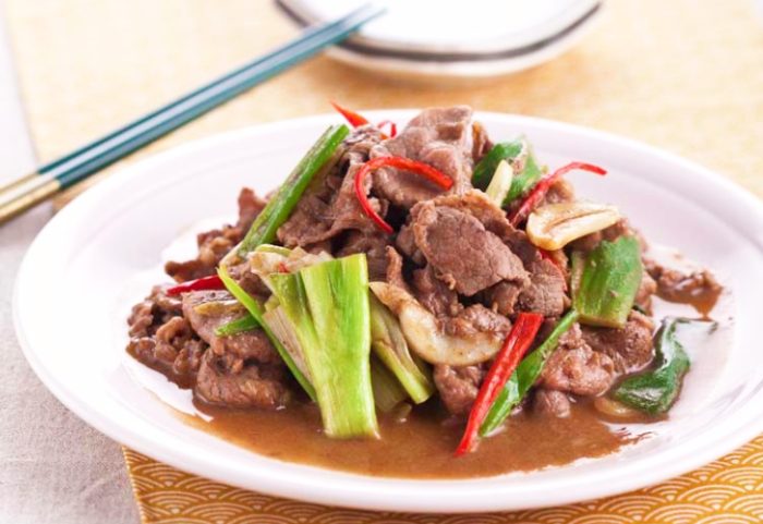 蔥爆牛肉做法 蔥爆牛肉做法