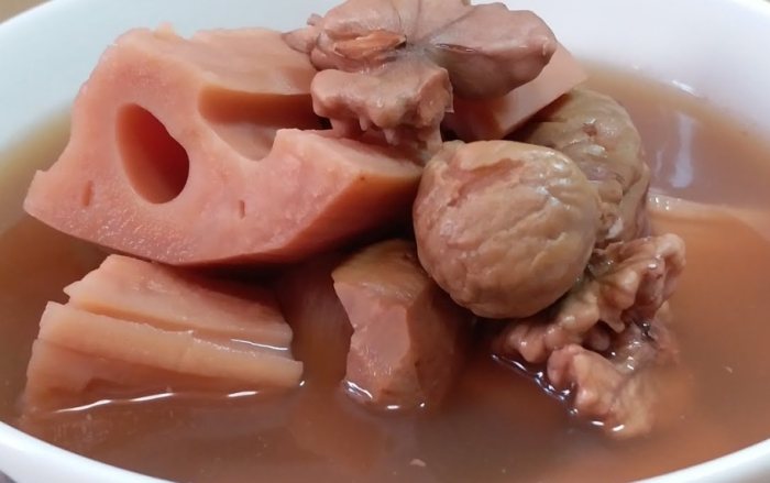 蓮藕栗子湯功效 蓮藕栗子湯功效