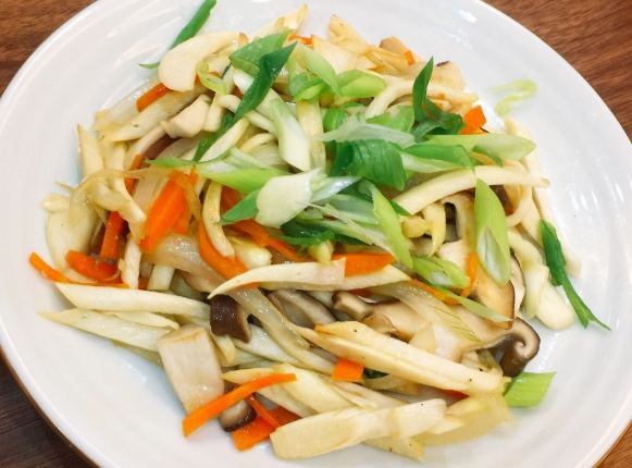 筊白筍炒香菇