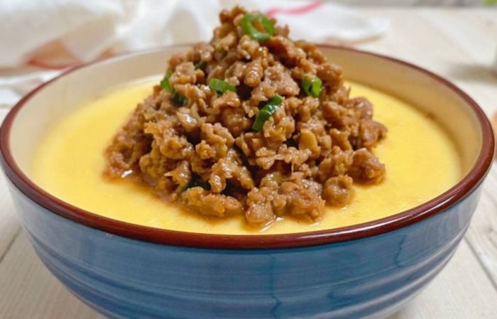 肉碎蒸蛋 肉碎蒸蛋