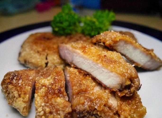 煎豬排 煎豬排