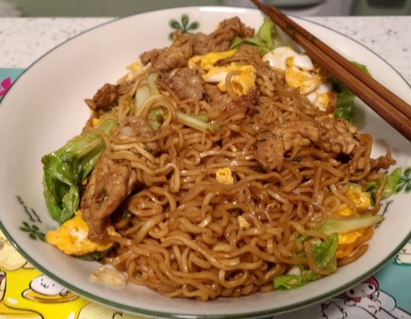 炒泡麵作法