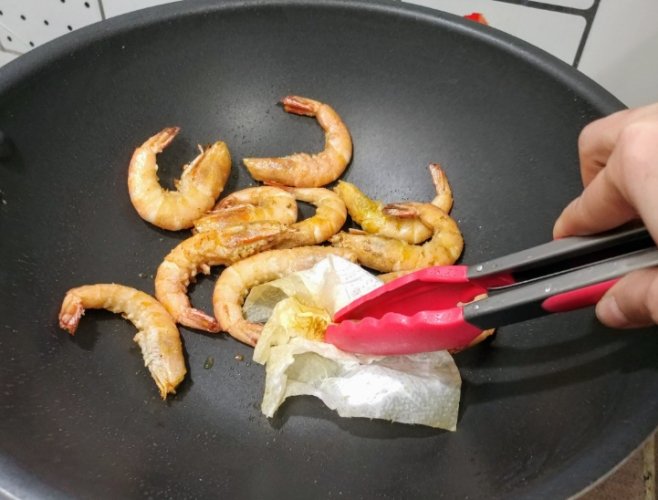 炒蝦子
