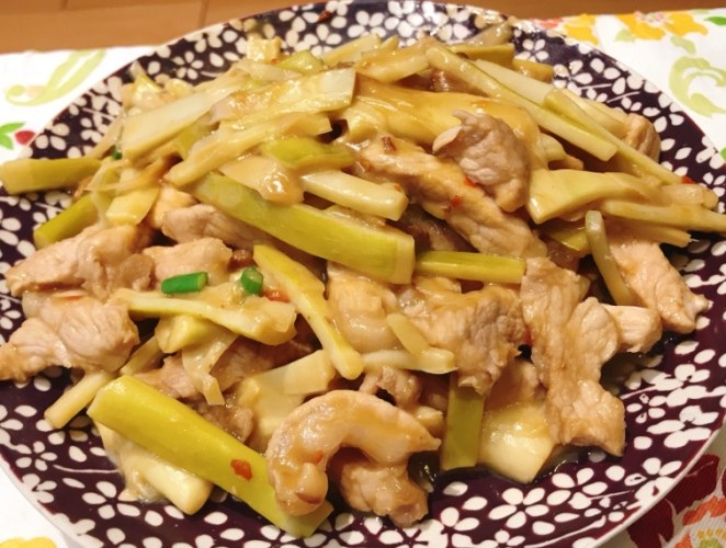 桂竹筍炒肉絲 桂竹筍炒肉絲