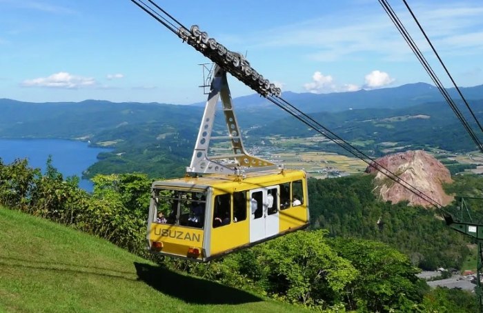有珠山口纜車