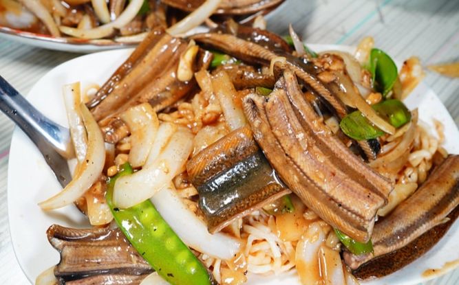炒鱔魚 炒鱔魚