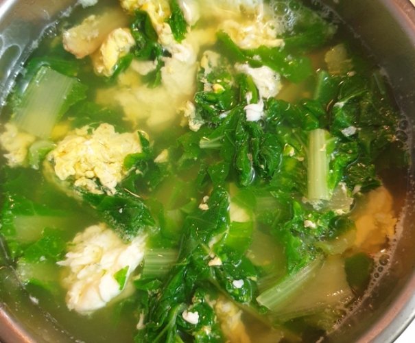 青菜蛋花湯