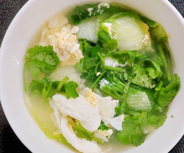 青菜蛋花湯