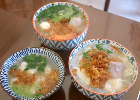 紫芋芋頭米粉湯